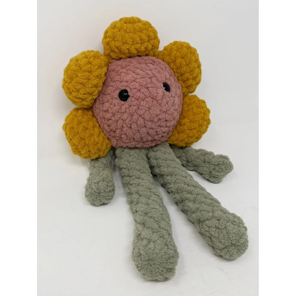 Handmade Crochet Sunflower Plush 14